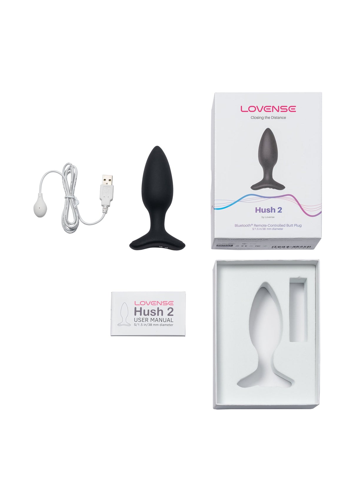 Hush 2 - 1.5 inch BLACK - 5