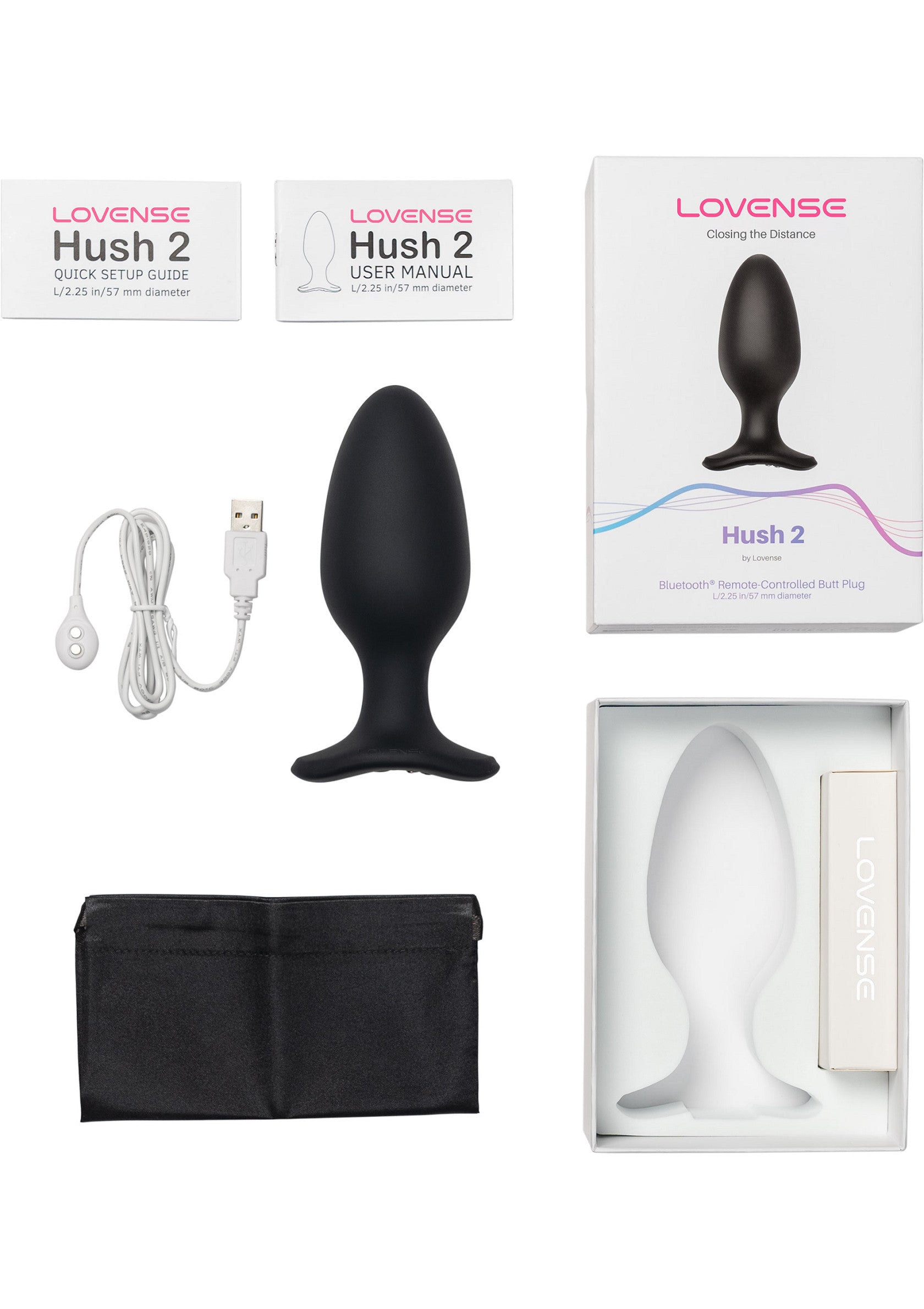 Lovense Hush 2 - 1.75 Inch BLACK - 3