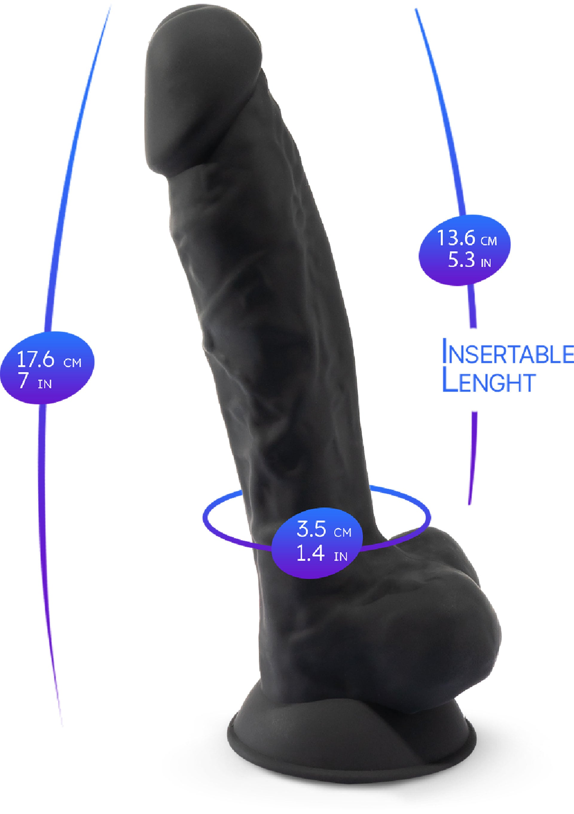 Dildo Model 7 inch BROWN - 28