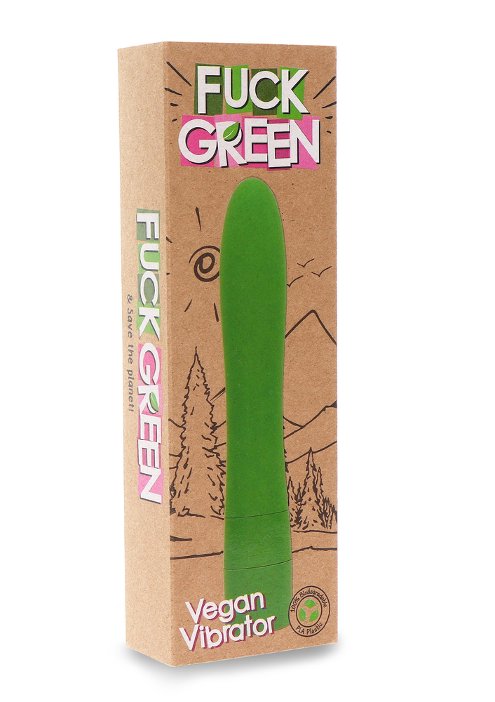 Fuck Green Vegan Vibrator GREEN - 5