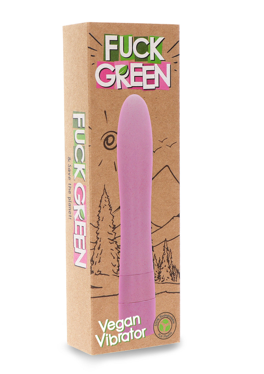 Fuck Green Vegan Vibrator - Rosa