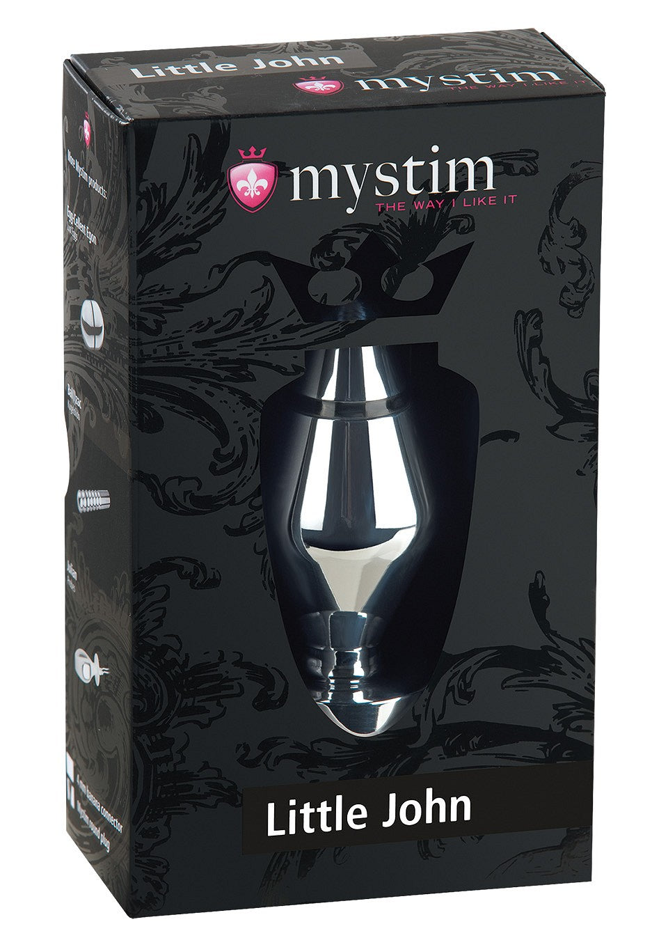 MyStim Little John Buttplug S METAL - 2