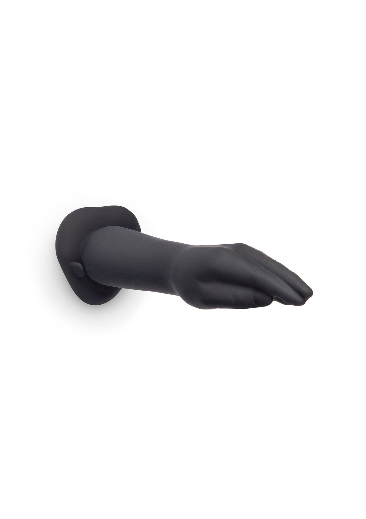 Vibrating Silicone Fisting Dildo BLACK - 7