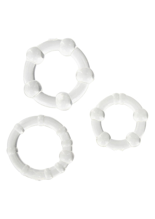 Stay Hard - Three Rings - Transparent