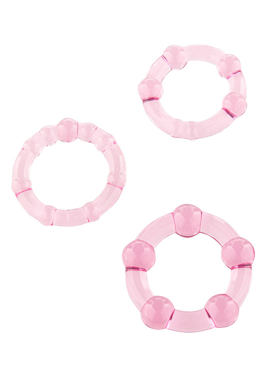 Stay Hard - Three Rings - Rosa