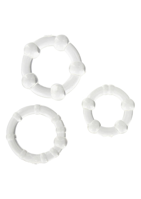 Stay Hard - Three Rings - Transparent