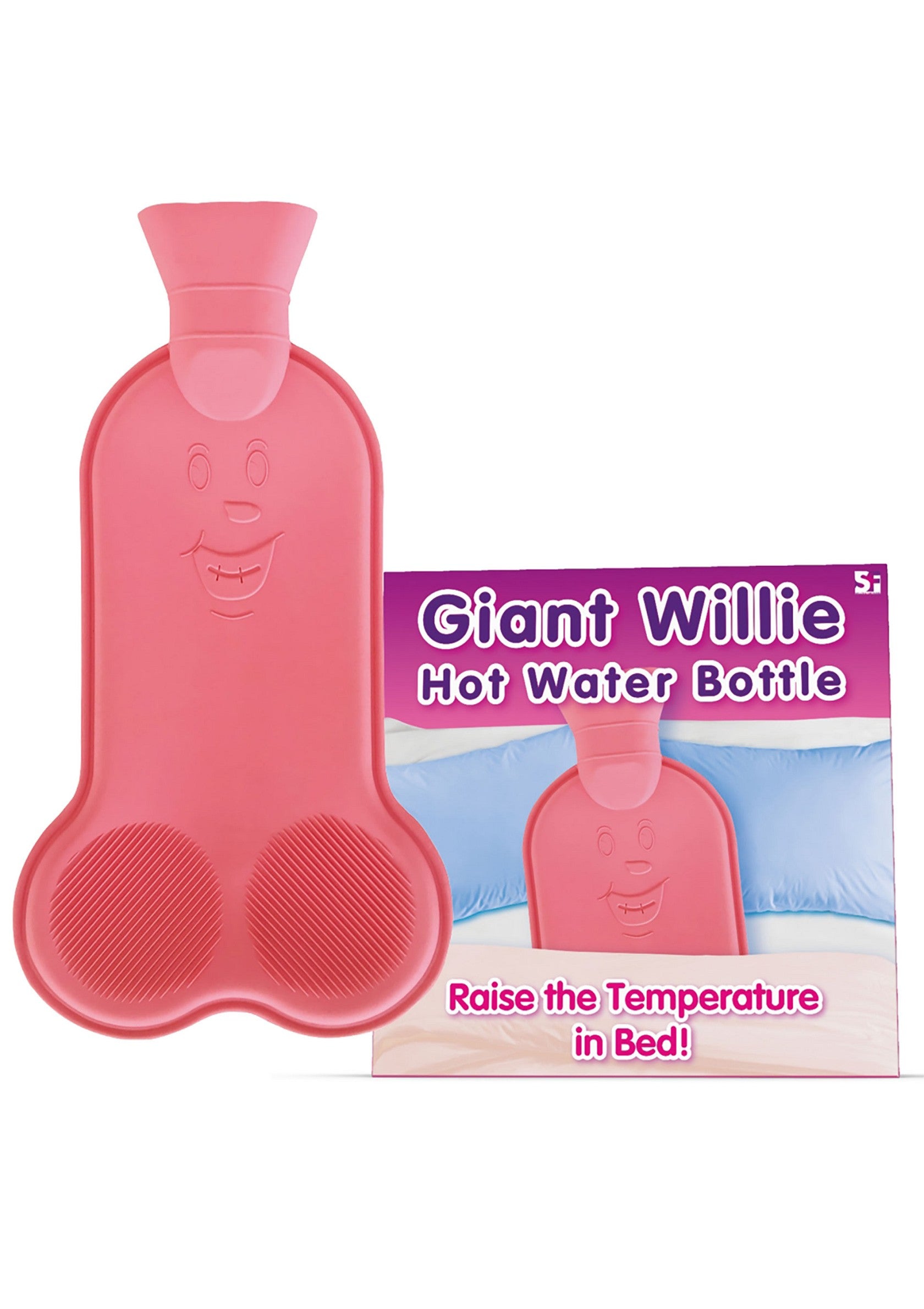 S&F Giant Willie Hot Water Bottle PINK - 1