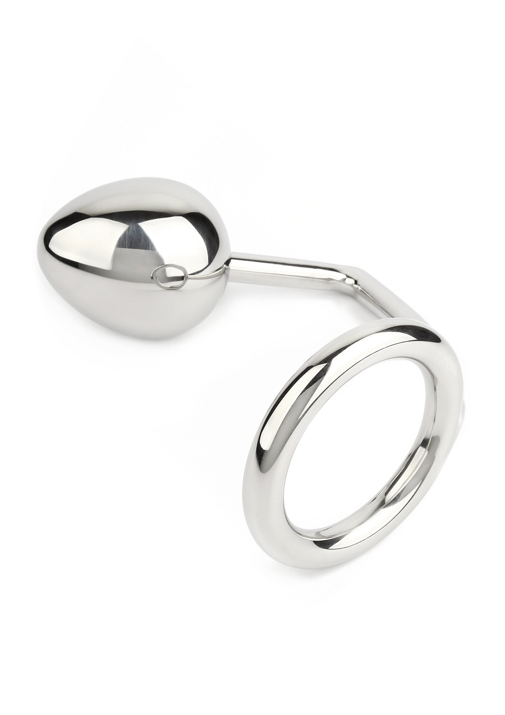Mr. Steel Ass Hitch Egg 50mm/Ring 50mm SILVER - 4