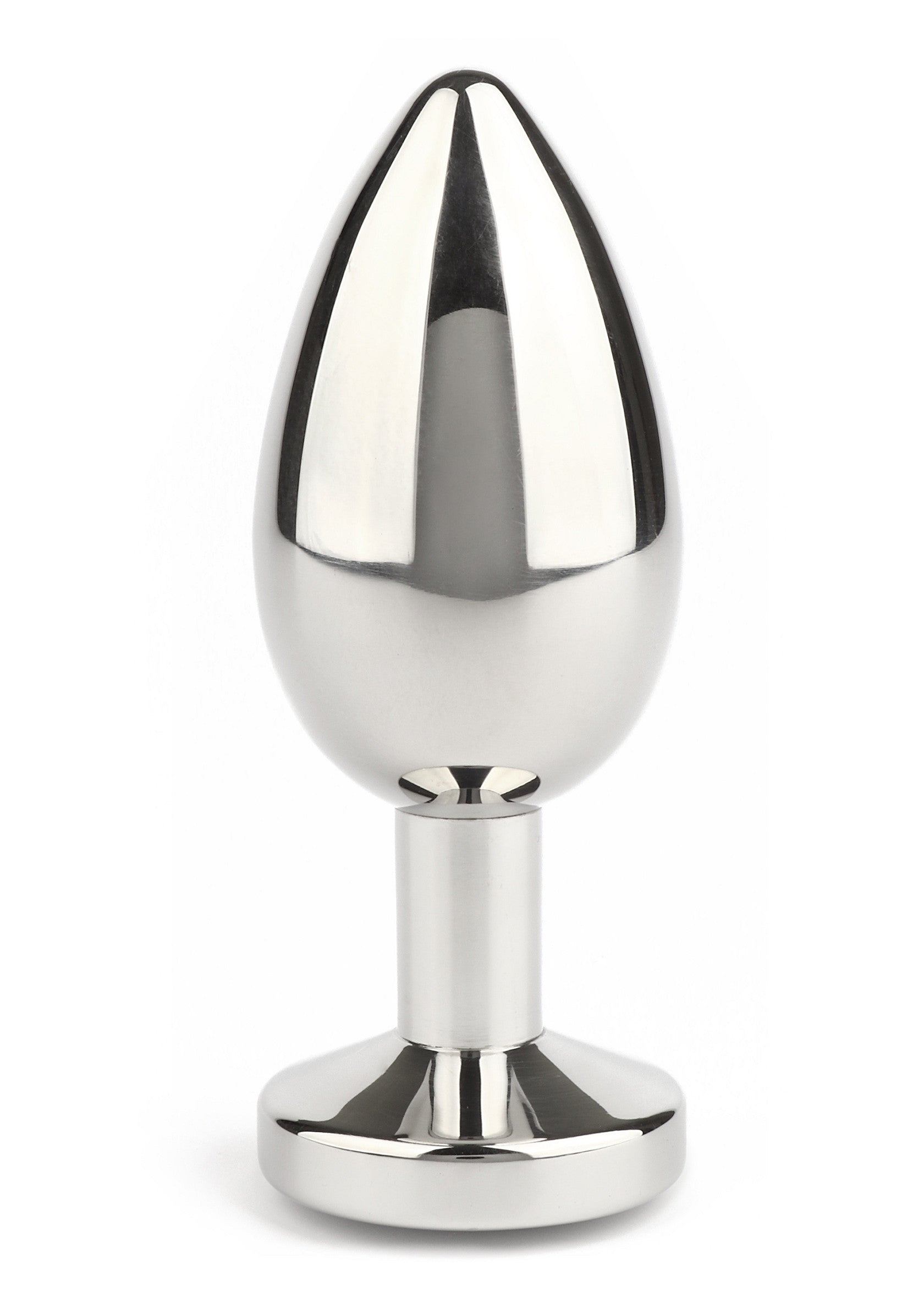 Mr. Steel Jewled Butt Plug Medium AQUA - 2