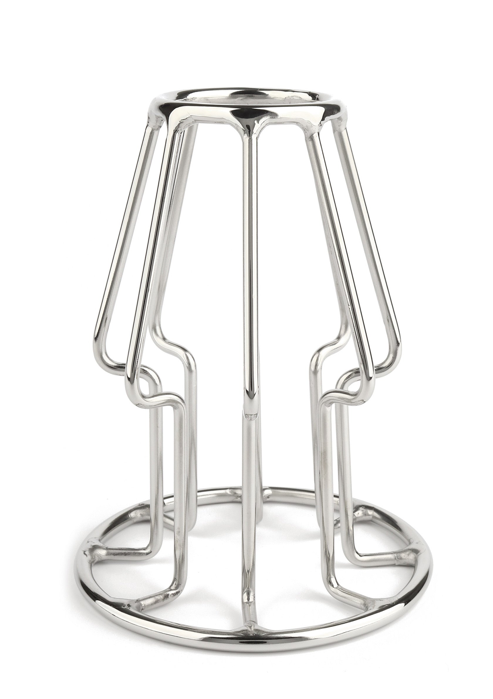 Mr. Steel Trapezoid Anal Plug Medium SILVER - 4