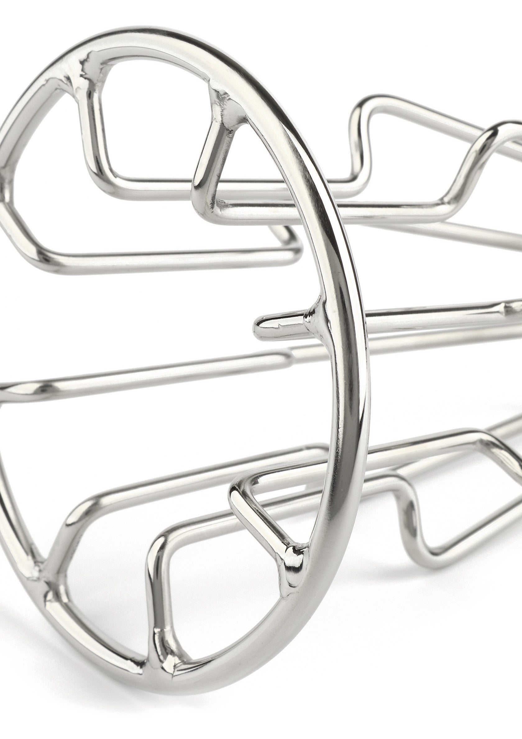 Mr. Steel Trapezoid Anal Plug Medium SILVER - 0