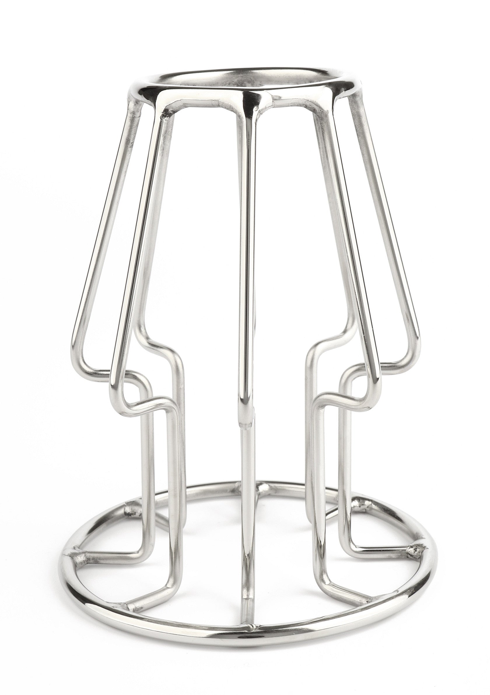 Mr. Steel Trapezoid Anal Plug Large SILVER - 0