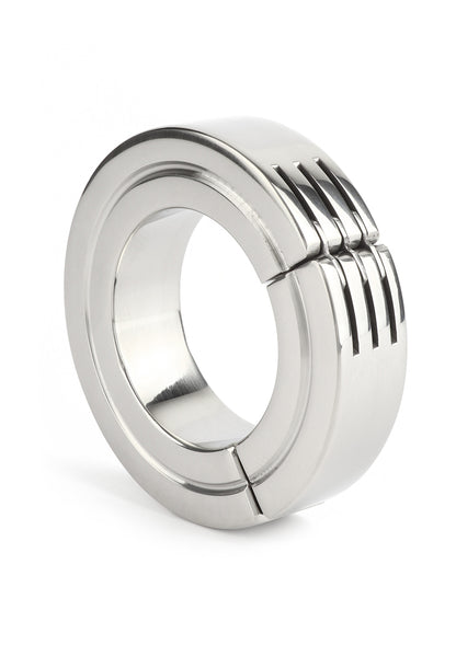 Mr. Steel Hinged Magnetic Cockring 40mm SILVER - 1