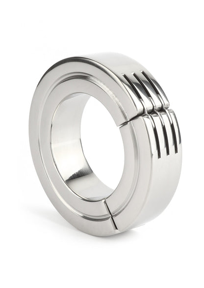 Hinged Magnetic Cockring 40mm SILVER - 0