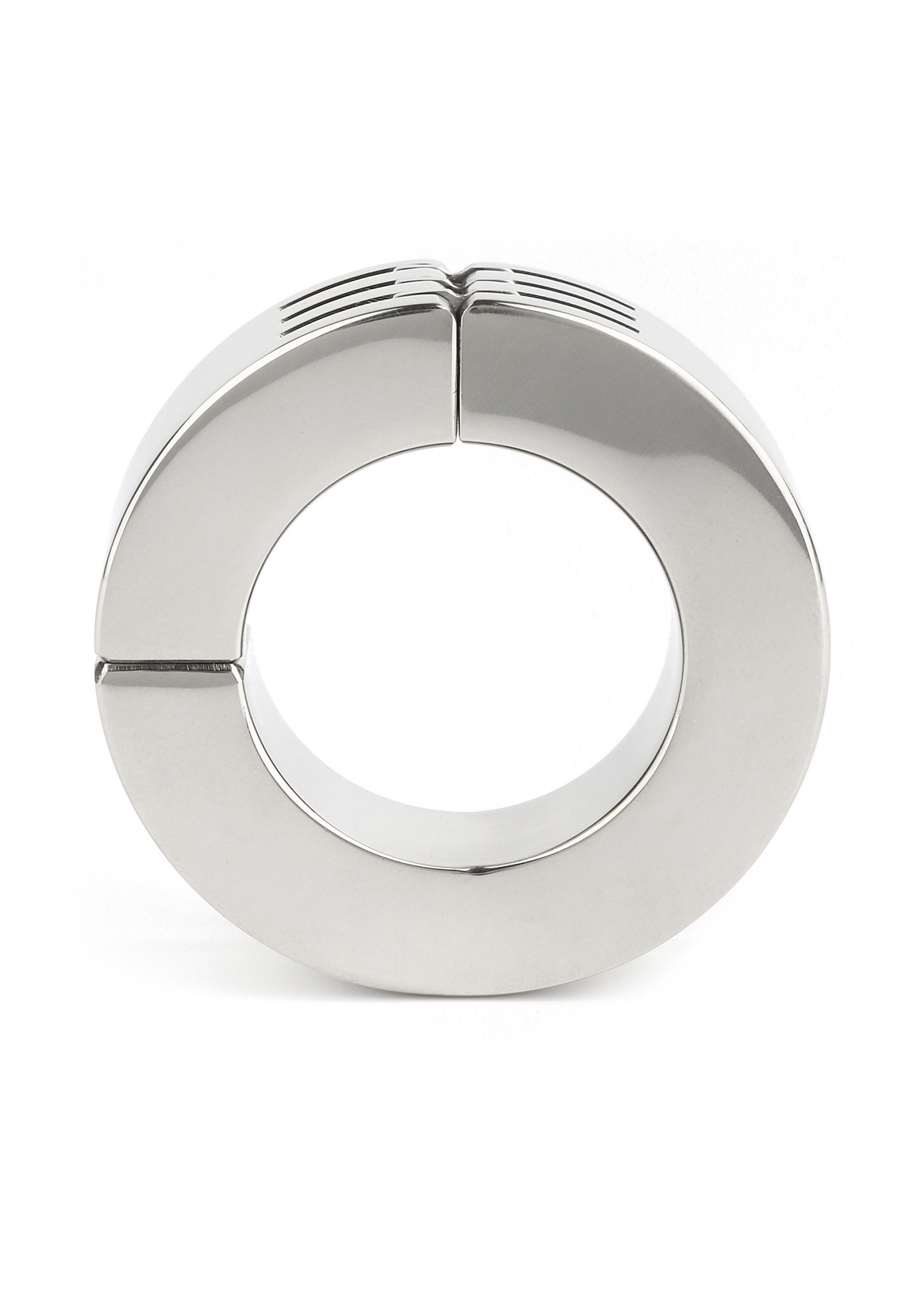 Mr. Steel Hinged Magnetic Cockring 40mm SILVER - 6