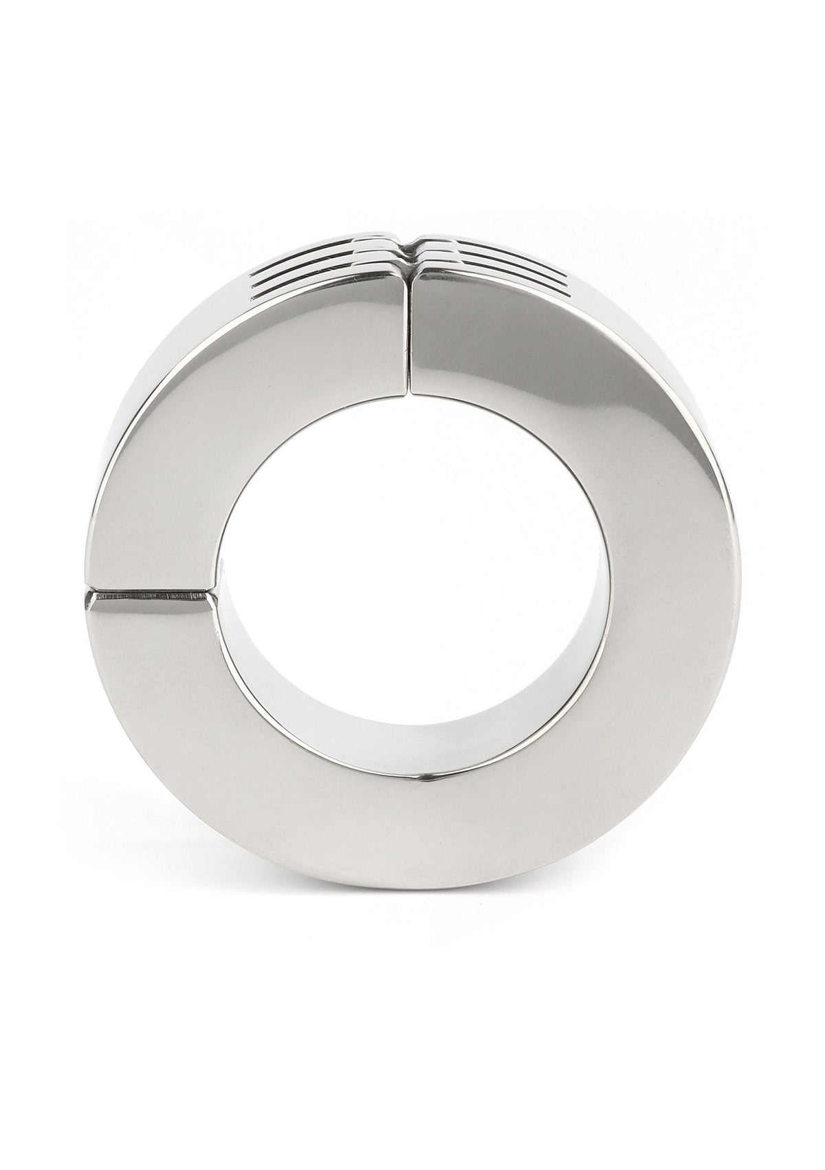 Hinged Magnetic Cockring 40mm SILVER - 4