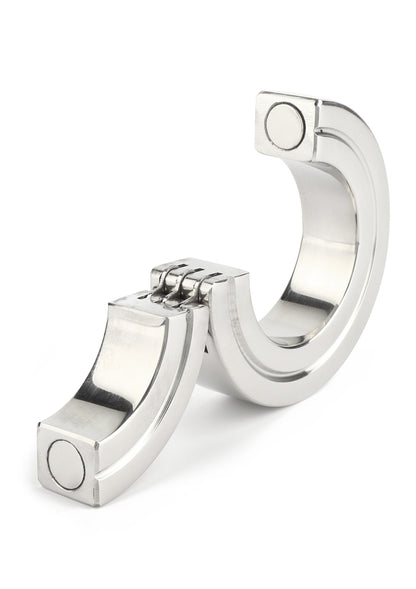 Mr. Steel Hinged Magnetic Cockring 40mm SILVER - 3
