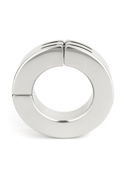 Hinged Magnetic Cockring 45mm SILVER - 4