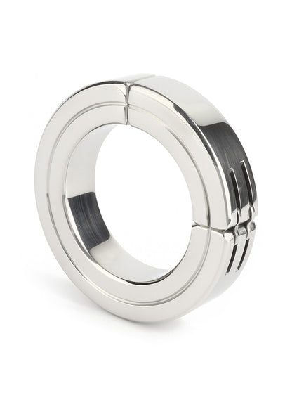 Mr. Steel Hinged Magnetic Cockring 50mm SILVER - 3