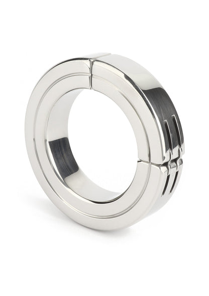 Hinged Magnetic Cockring 50mm SILVER - 0