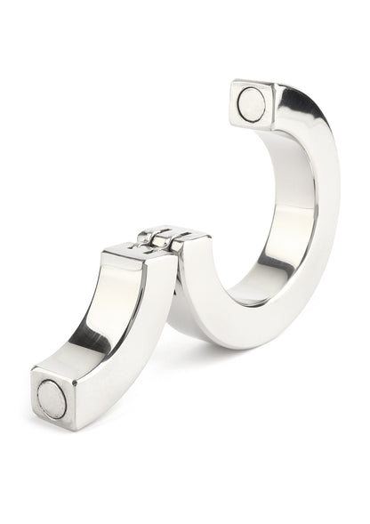 Mr. Steel Hinged Magnetic Cockring 50mm SILVER - 2