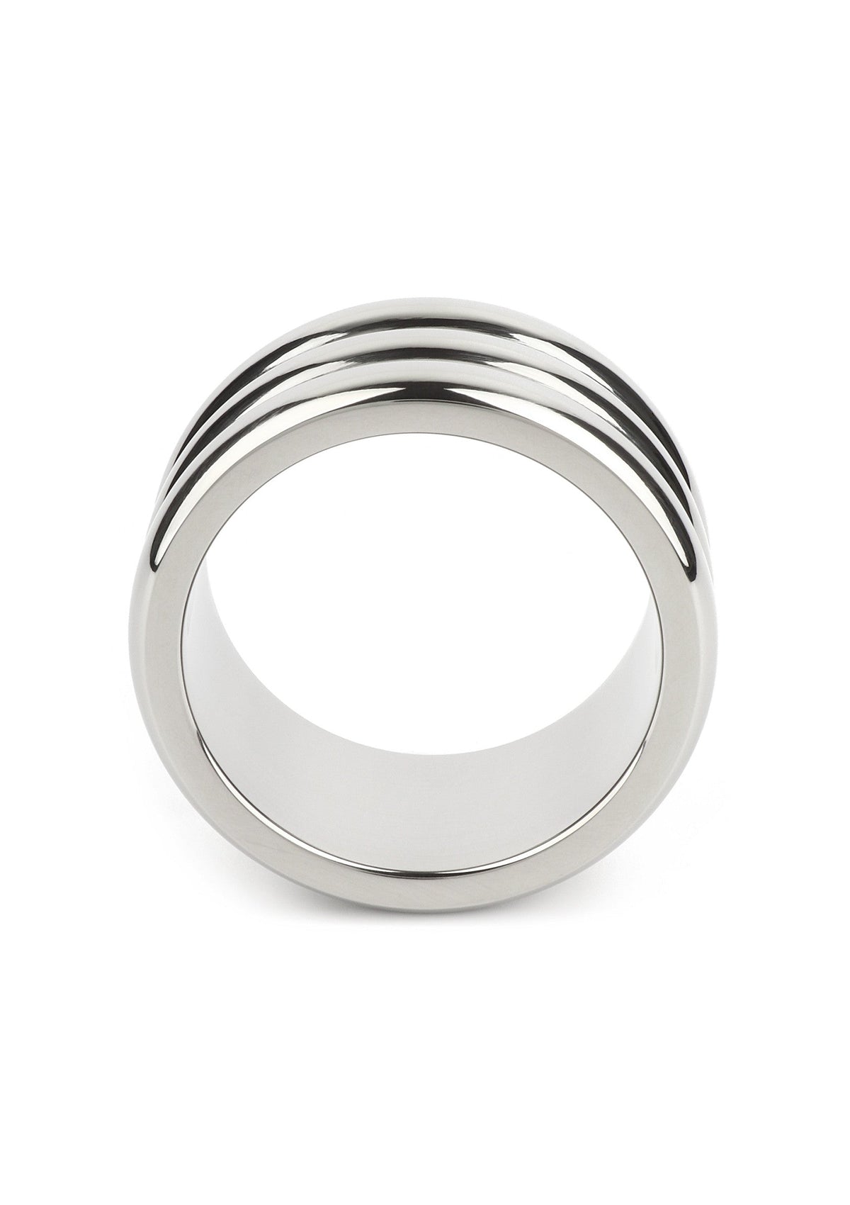 Elegant Deep C-Ring 40mm SILVER - 3