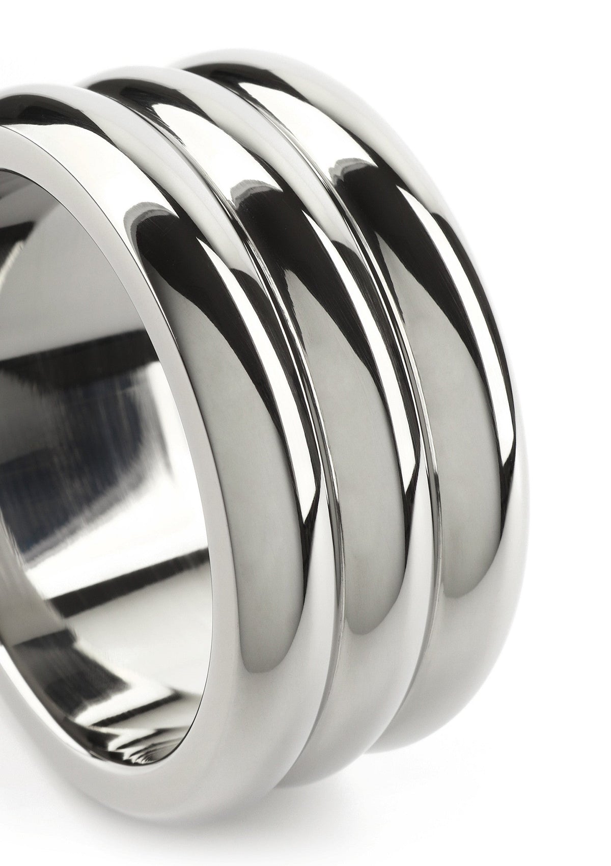 Elegant Deep C-Ring 45mm SILVER - 5