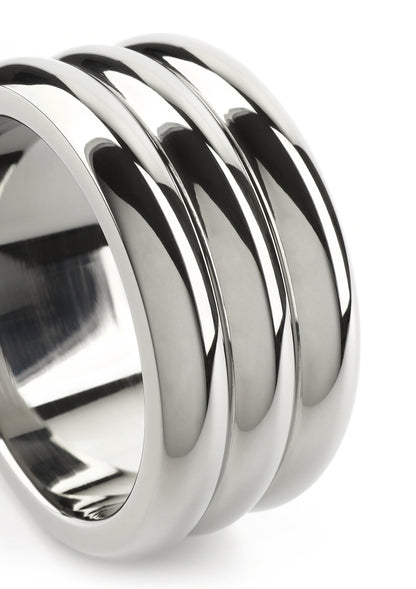 Elegant Deep C-Ring 45mm SILVER - 5