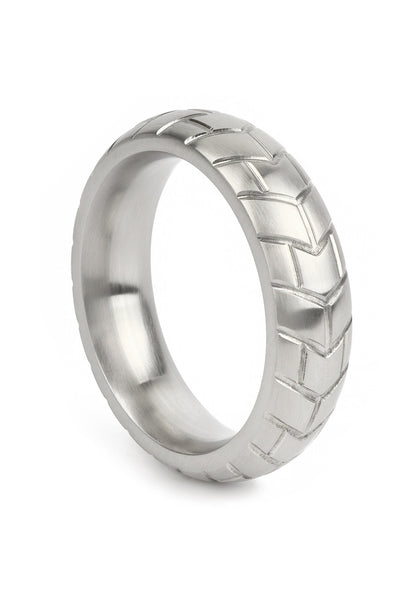 MeGa Tire C-Ring Satin 50mm SILVER - 0