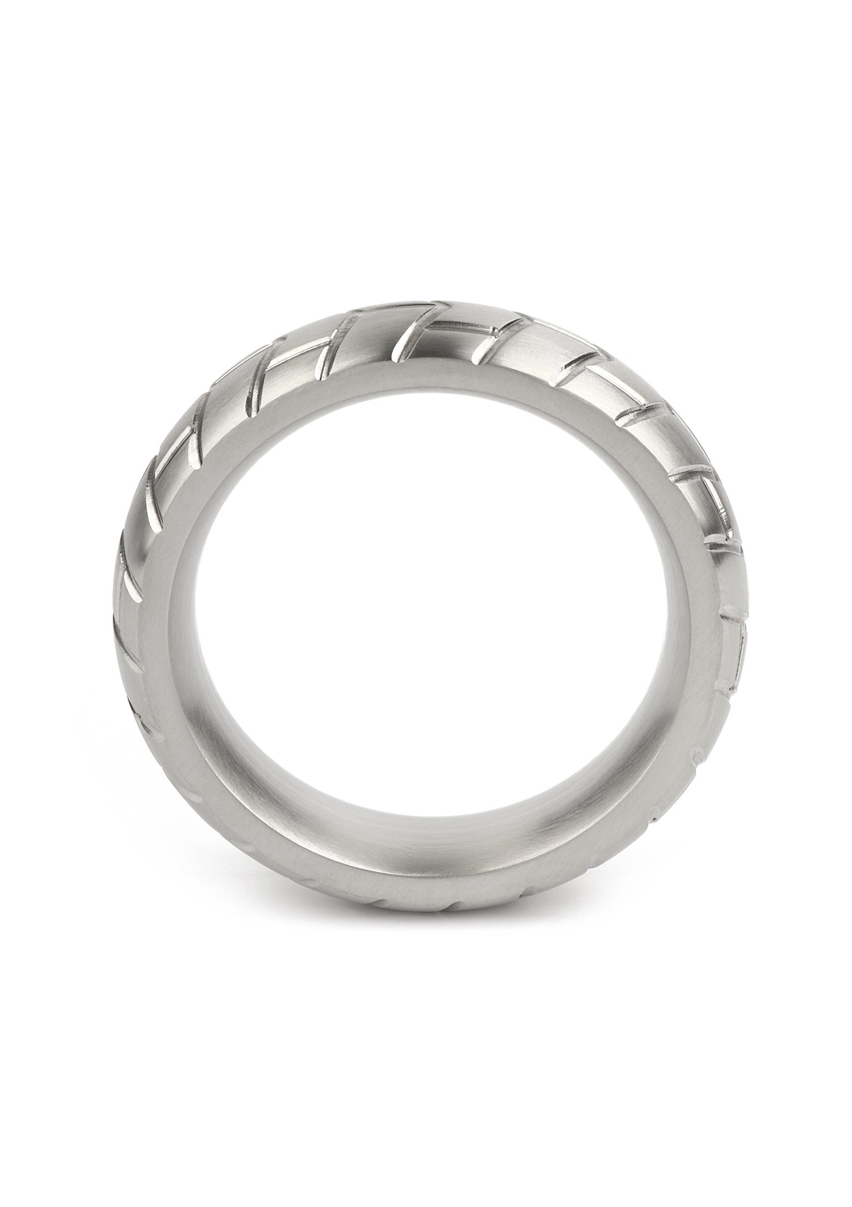 Mr. Steel MeGa Tire C-Ring Satin 50mm SILVER - 2