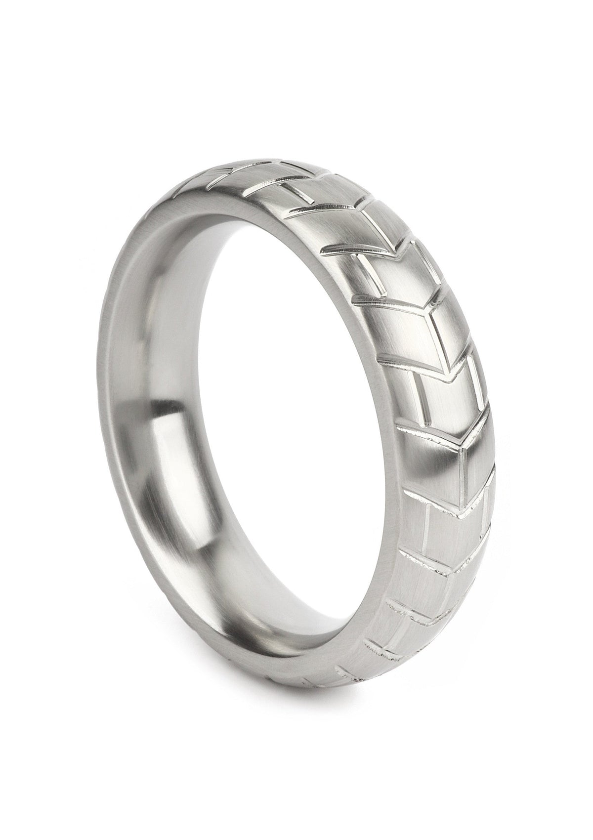 MeGa Tire C-Ring Satin 55mm SILVER - 0