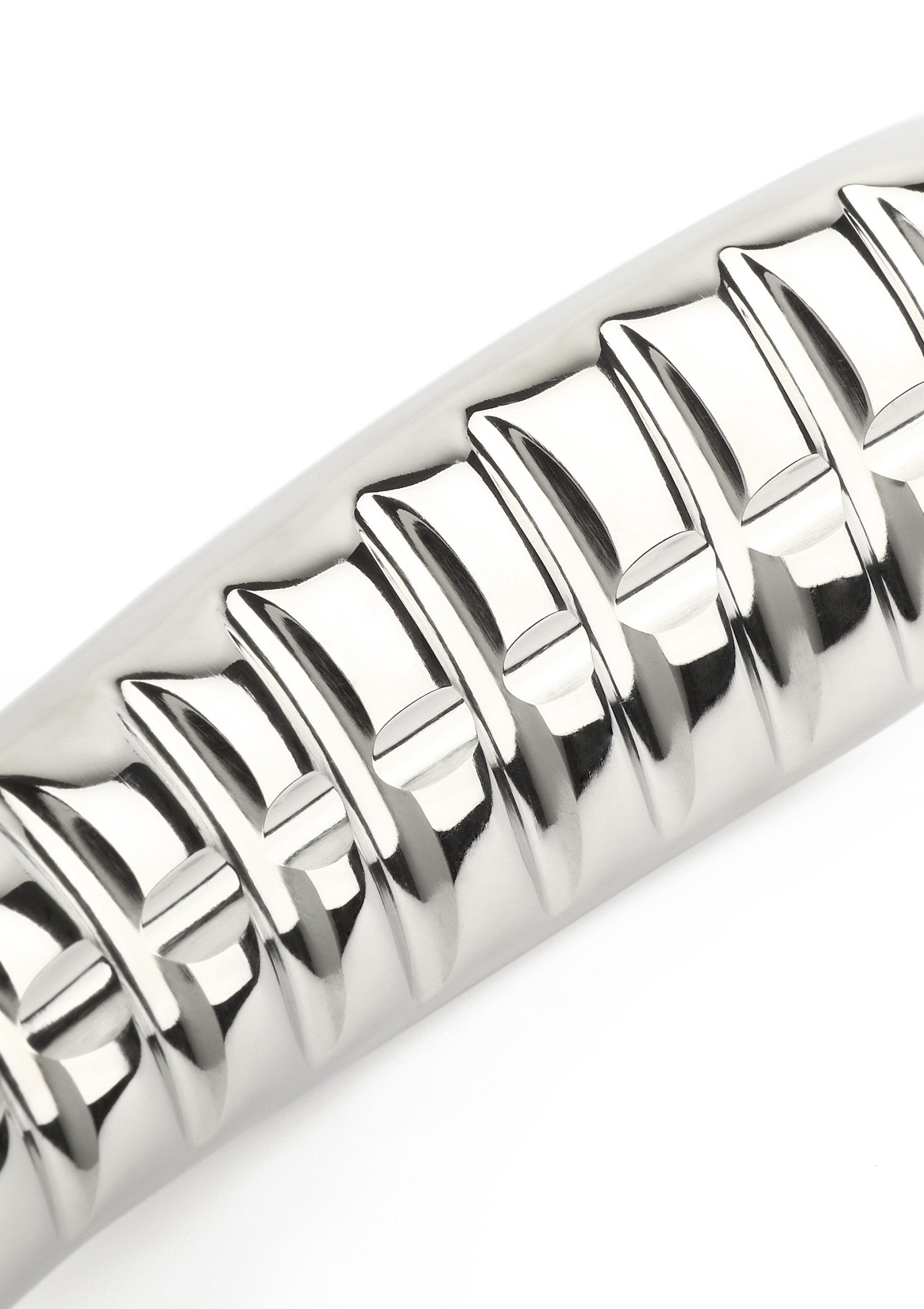 Mr. Steel Devil's Tongue Dildo SILVER - 6