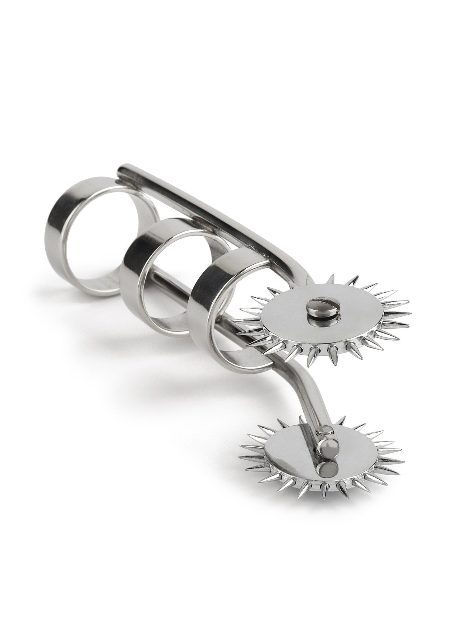 Mr. Steel Double Finger Pinwheel SILVER - 5