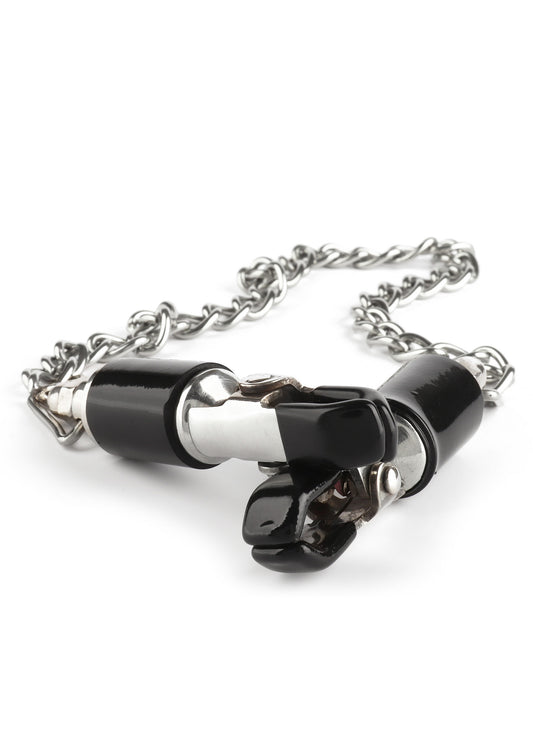 Mr. Steel Barrel Tit Clamps With Chain