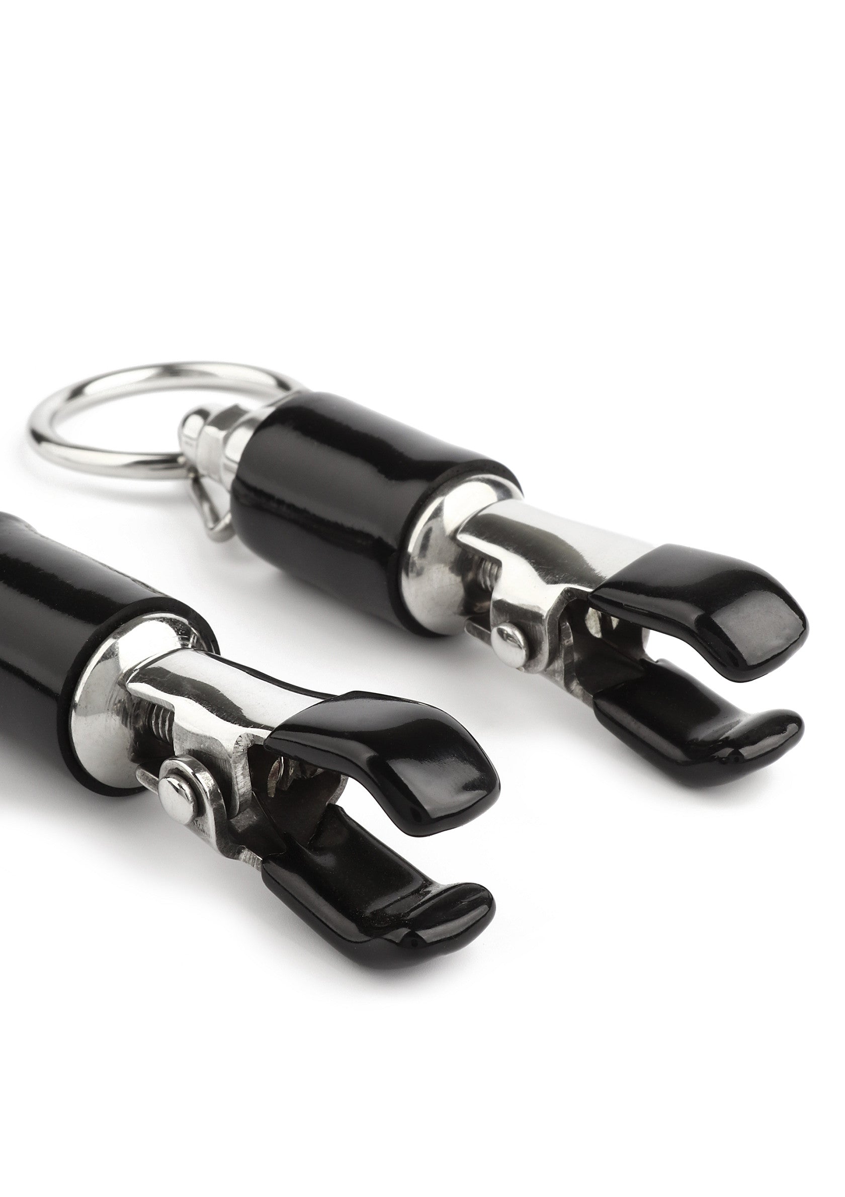 Mr. Steel Barrel Tit Clamps With Ring SILVER - 3