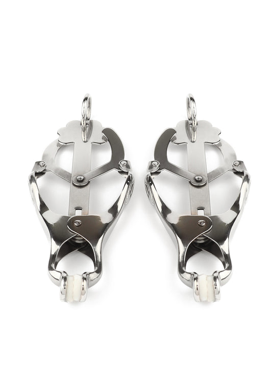 Mr. Steel Squeezer Nipple Clamps W Ring