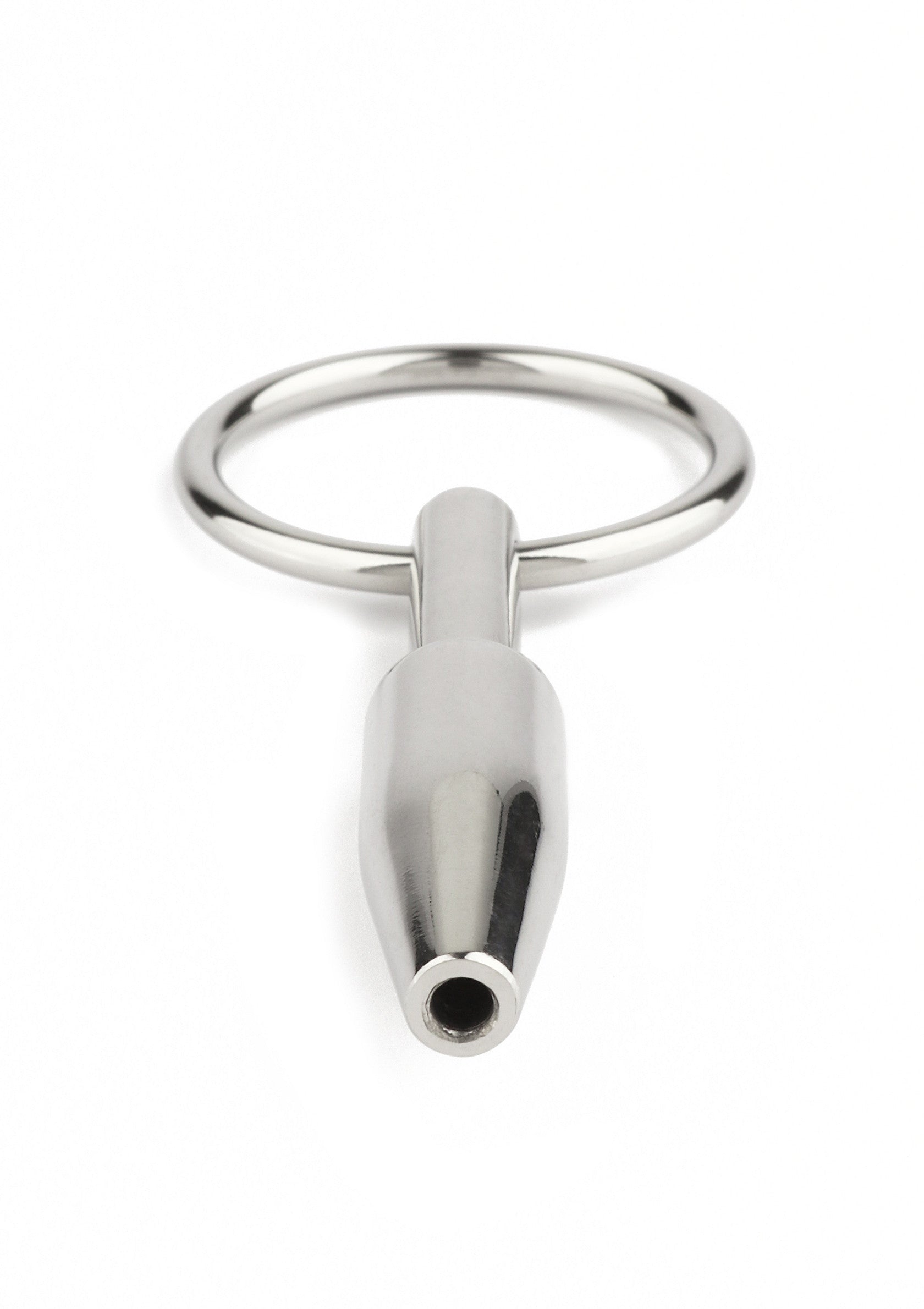 Mr. Steel Mini Fucker Open Plug SILVER 8 - 0