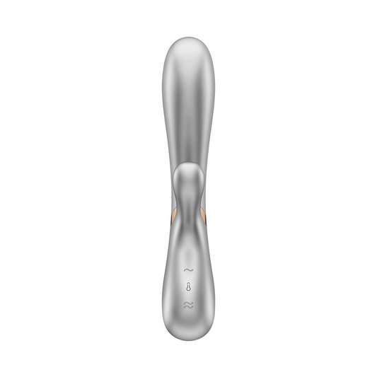 Heißer Liebhaber - Heizender Kaninchen-Vibrator - Champagner