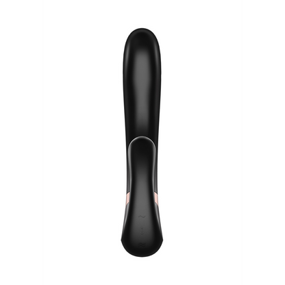 Heat Wave - Verwarmende Vibrator en Clitorisstimulator - Zwart Schwarz - 0