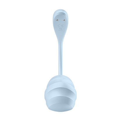 Glad Petal Connect App - Draagbare Koppel Vibrator - Lichtblauw Blau - 2