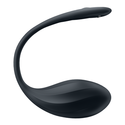 Rippelblüten-Connect-App - Tragbarer Paarvibrator - Schwarz
