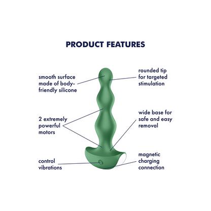 Lolli Plug 2 - Classic Vibrator - Groen Grün - 1