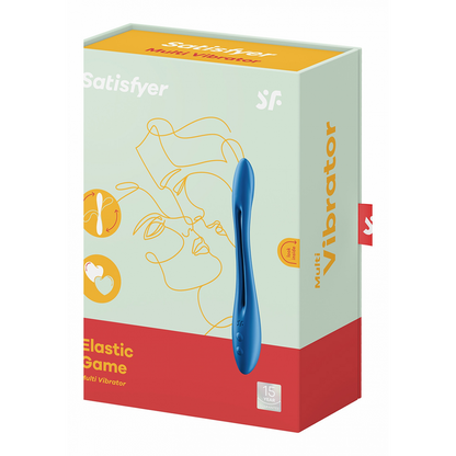 Elastic Game - Buigbare Multifunctionele Massager - Donkerblauw Blau - 4