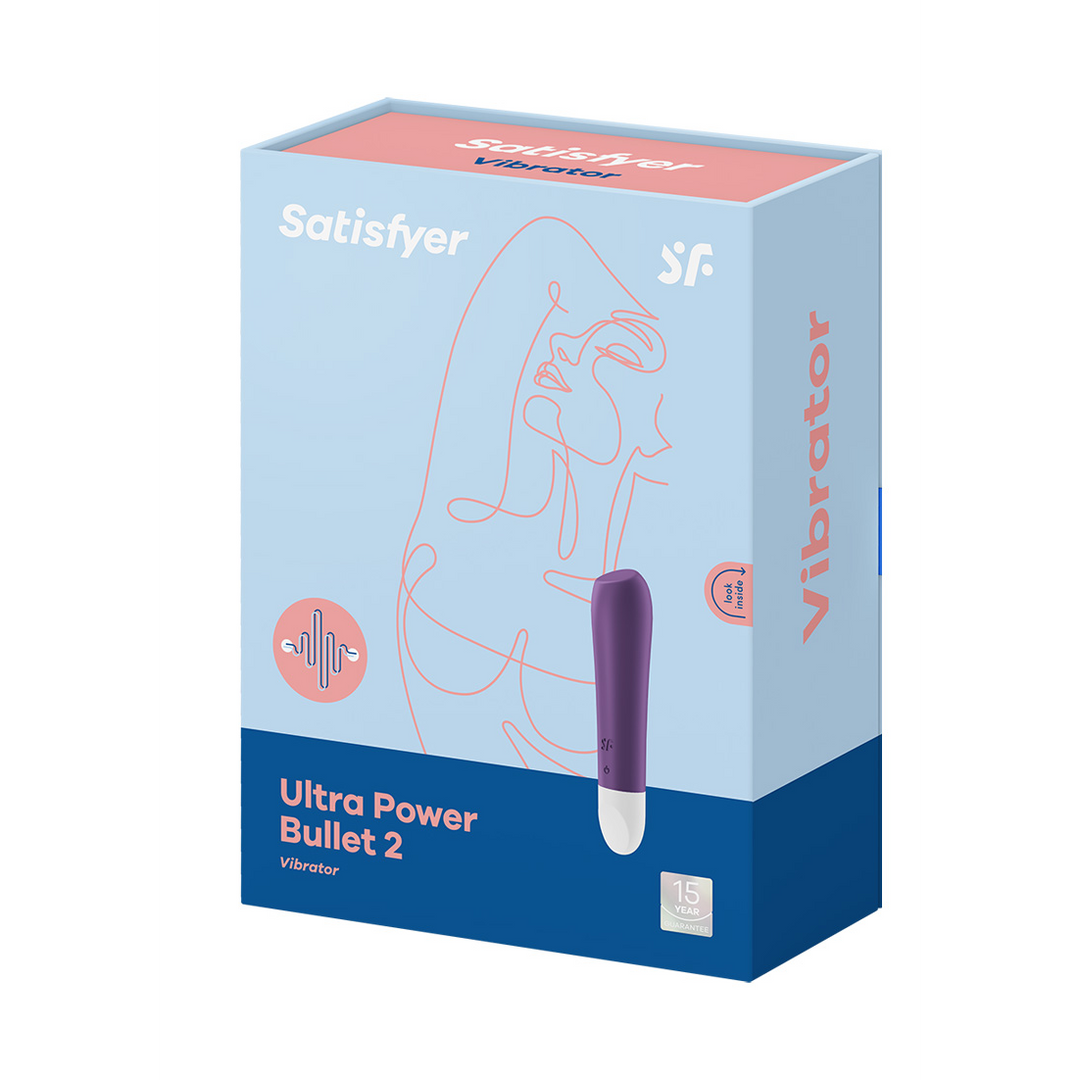 Ultra Power Bullet 2 - Vibrerende Bullet - Rood Violett - 3