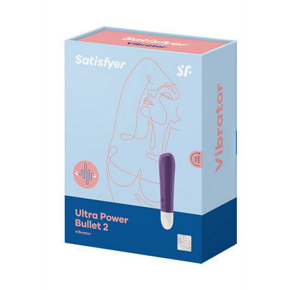 Ultra Power Bullet 2 - Vibrerende Bullet - Rood Violett - 3