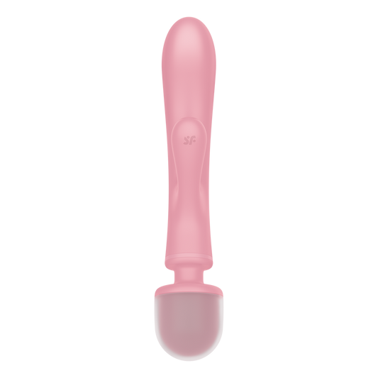 Triple Lover - Hybrid Wand Vibrator - Pink