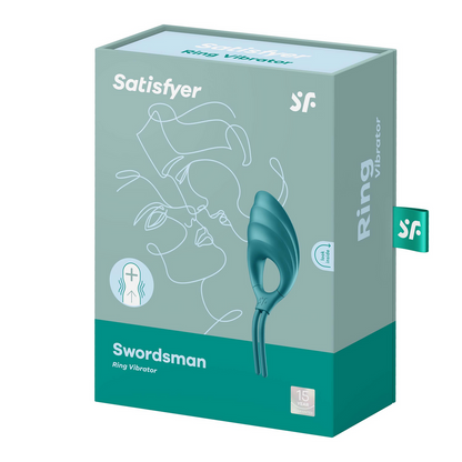 Zwaardvechter - Vibrerende Cockring - Groen Grün - 0