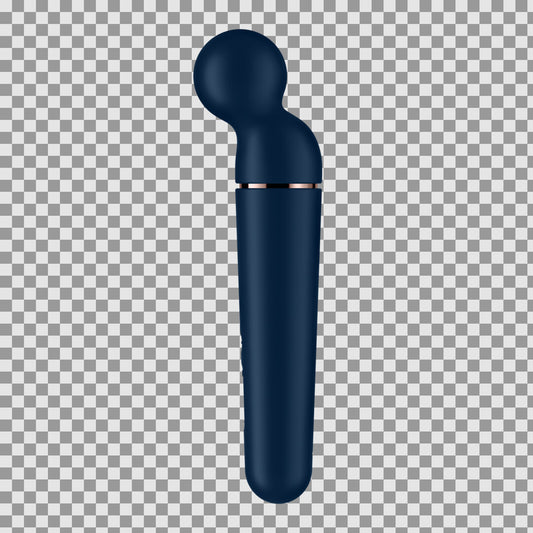 Planet Wand-er - Wand Vibrator - Blue/Rose Gold