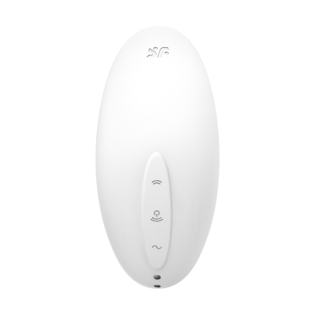 Vulva Lover 2 - Dubbele Luchtpulsvibrator - Wit Weiß - 2