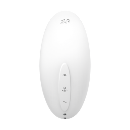 Vulva Lover 2 - Dubbele Luchtpulsvibrator - Wit Weiß - 2